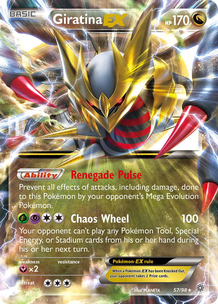 Pokemon | Giratina EX (57/98) [XY: Ancient Origins] | The Nerd Merchant