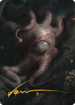 Magic | Consuming Aberration Art Card (Gold-Stamped Signature) [Commander Legends: Battle for Baldur's Gate Art Series] | The Nerd Merchant