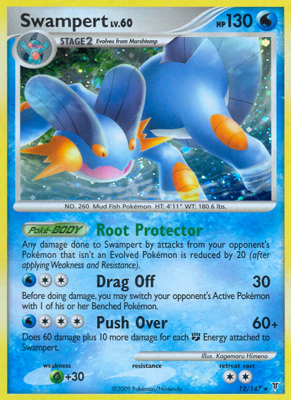 Pokemon | Swampert (12/147) [Platinum: Supreme Victors] | The Nerd Merchant