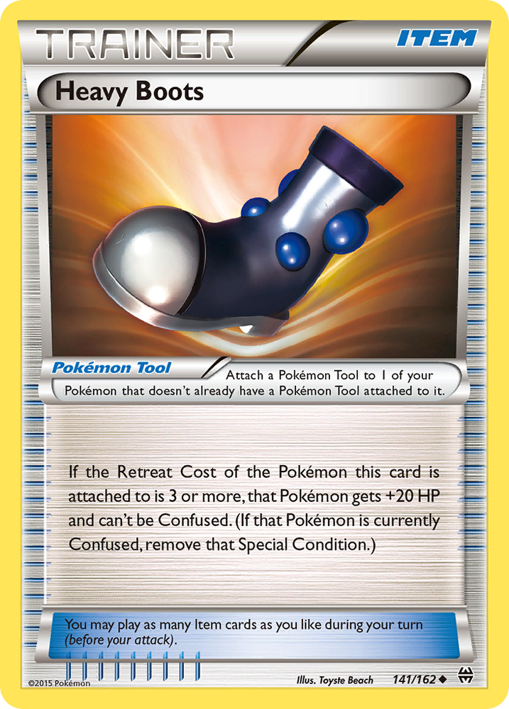 Pokemon | Heavy Boots (141/162) [XY: BREAKthrough] | The Nerd Merchant