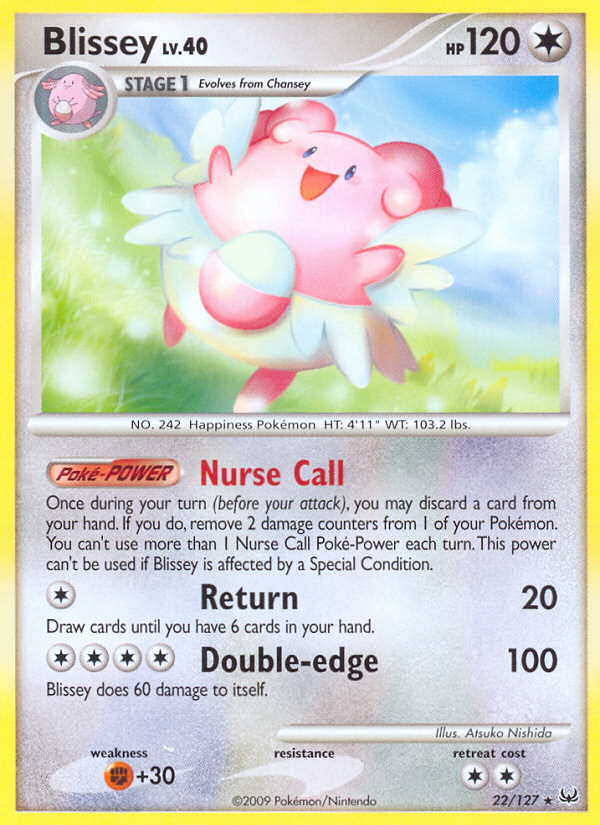 Pokemon | Blissey (22/127) [Platinum: Base Set] | The Nerd Merchant