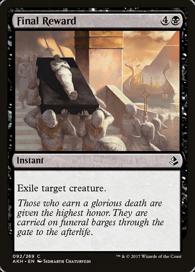 Magic | Final Reward [Amonkhet] | The Nerd Merchant