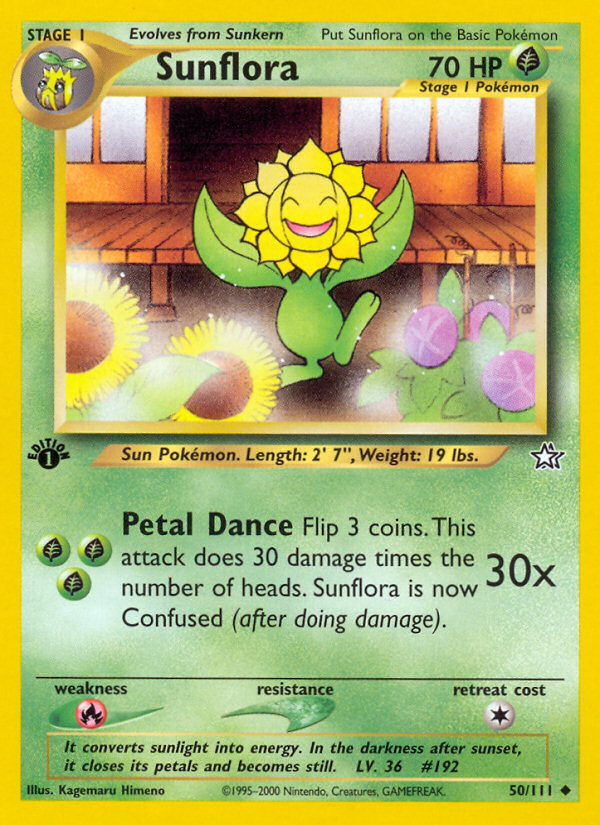 Pokemon | Sunflora (50/111) [Neo Genesis 1st Edition] | The Nerd Merchant