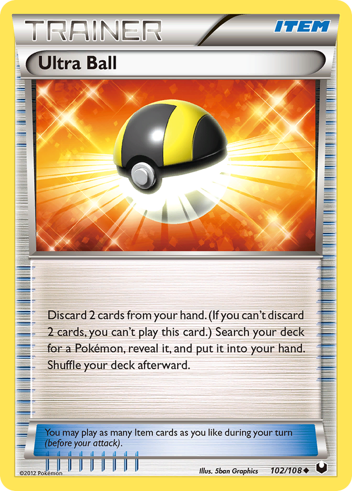 Pokemon | Ultra Ball (102/108) [Black & White: Dark Explorers] | The Nerd Merchant