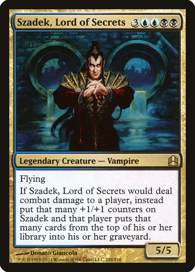 Magic | Szadek, Lord of Secrets [Commander 2011] | The Nerd Merchant