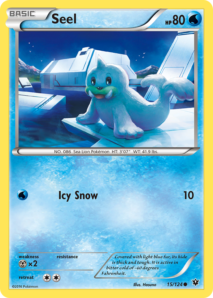 Pokemon | Seel (15/124) [XY: Fates Collide] | The Nerd Merchant