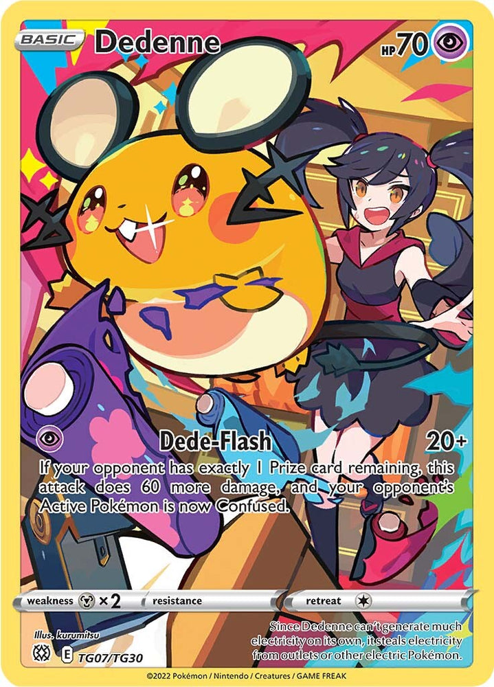 Pokemon | Dedenne (TG07/TG30) [Sword & Shield: Brilliant Stars] | The Nerd Merchant