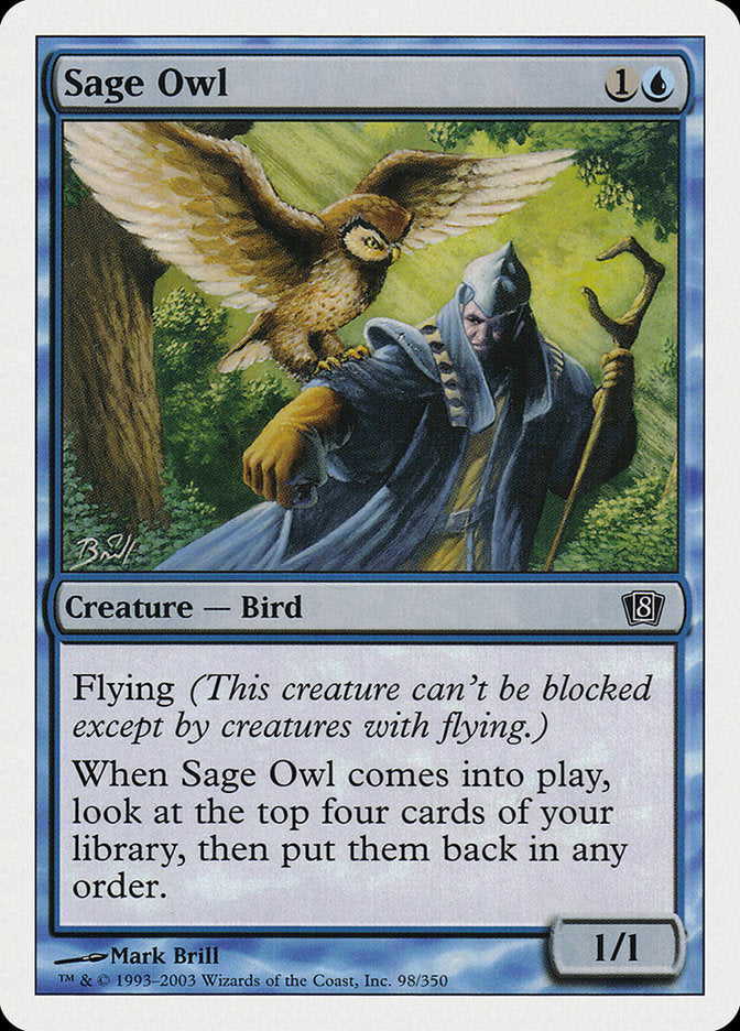 Magic | Sage Owl [Eighth Edition] | The Nerd Merchant