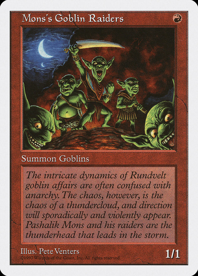 Magic | Mons's Goblin Raiders [Fifth Edition] | The Nerd Merchant