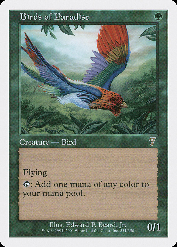Magic | Birds of Paradise [Seventh Edition] | The Nerd Merchant