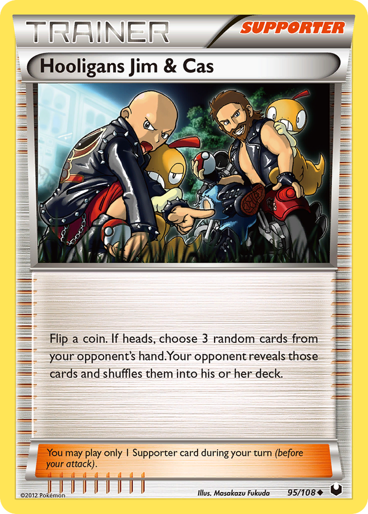 Pokemon | Hooligans Jim & Cas (95/108) [Black & White: Dark Explorers] | The Nerd Merchant