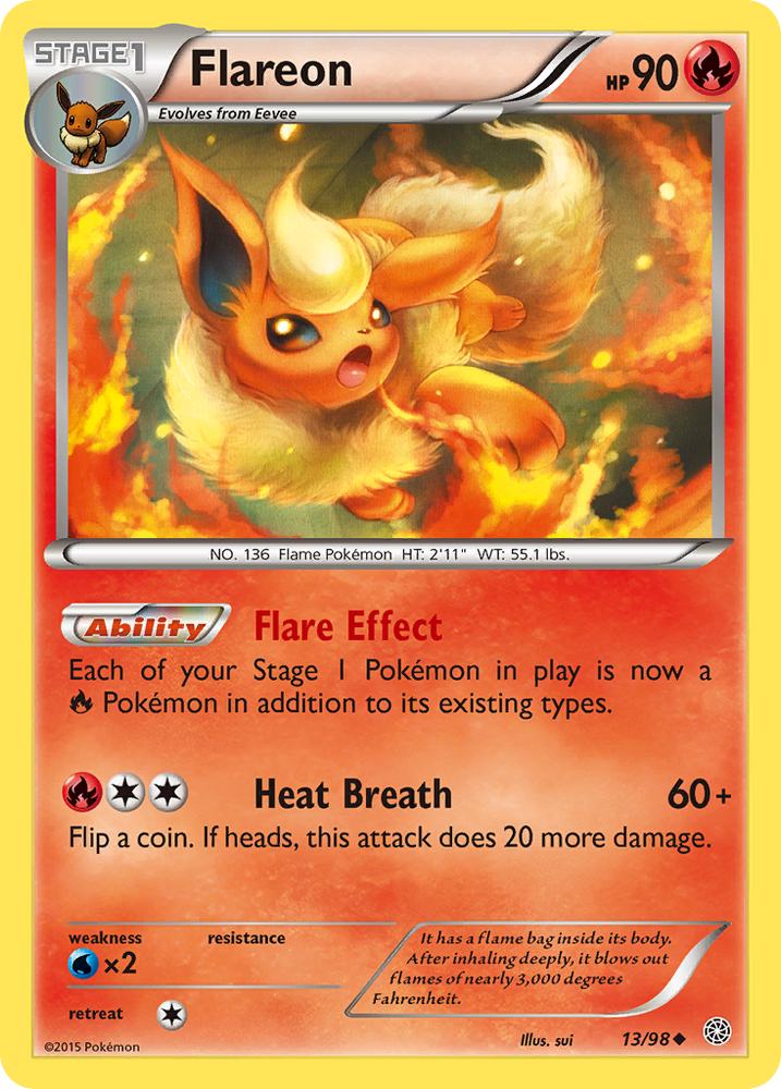 Pokemon | Flareon (13/98) [XY: Ancient Origins] | The Nerd Merchant