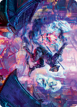 Magic | Thousand-Faced Shadow Art Card [Kamigawa: Neon Dynasty Art Series] | The Nerd Merchant
