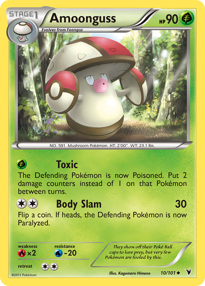 Pokemon | Amoonguss (10/101) [Black & White: Noble Victories] | The Nerd Merchant