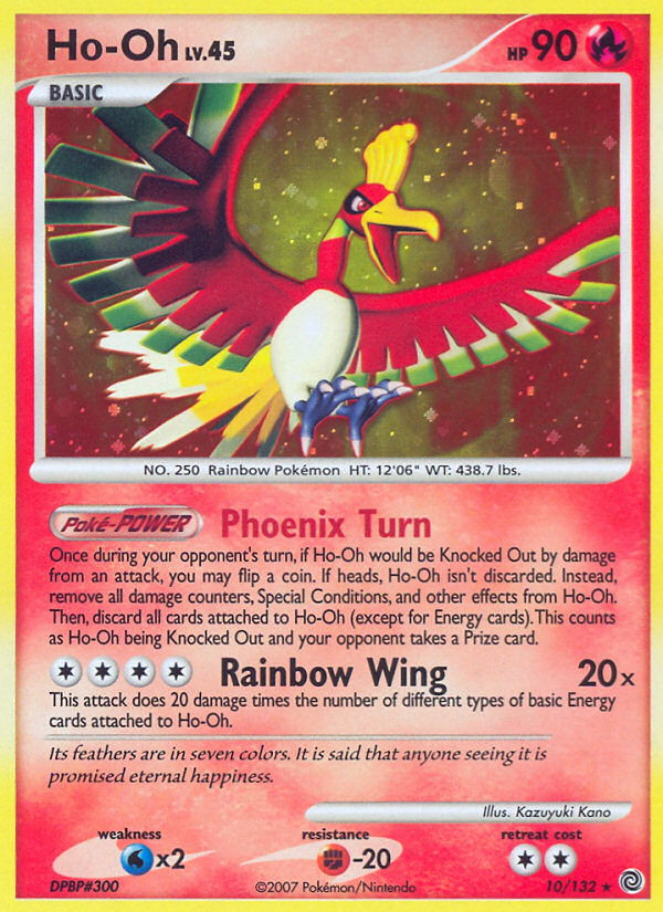 Pokemon | Ho-Oh (10/132) [Diamond & Pearl: Secret Wonders] | The Nerd Merchant