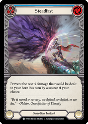 Flesh and Blood TCG | Steadfast (Blue) [EVR035] (Everfest)  1st Edition Normal | The Nerd Merchant