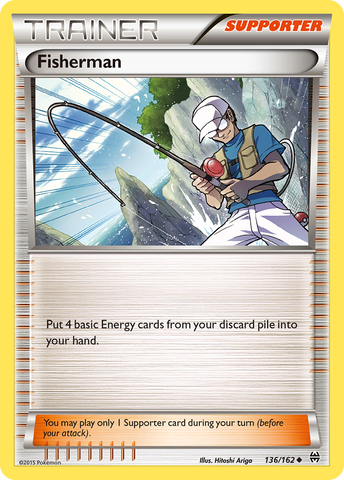 Pokemon | Fisherman (136/162) [XY: BREAKthrough] | The Nerd Merchant