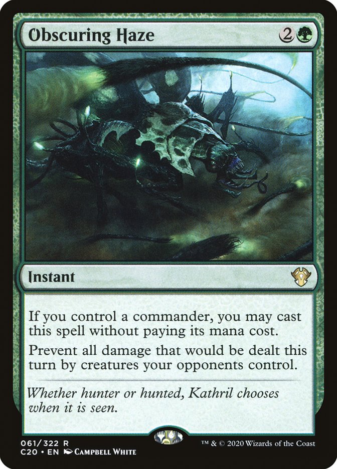 Magic | Obscuring Haze [Commander 2020] | The Nerd Merchant