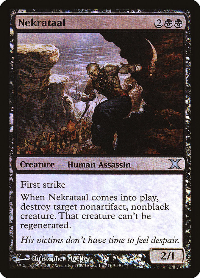 Magic | Nekrataal (Premium Foil) [Tenth Edition] | The Nerd Merchant