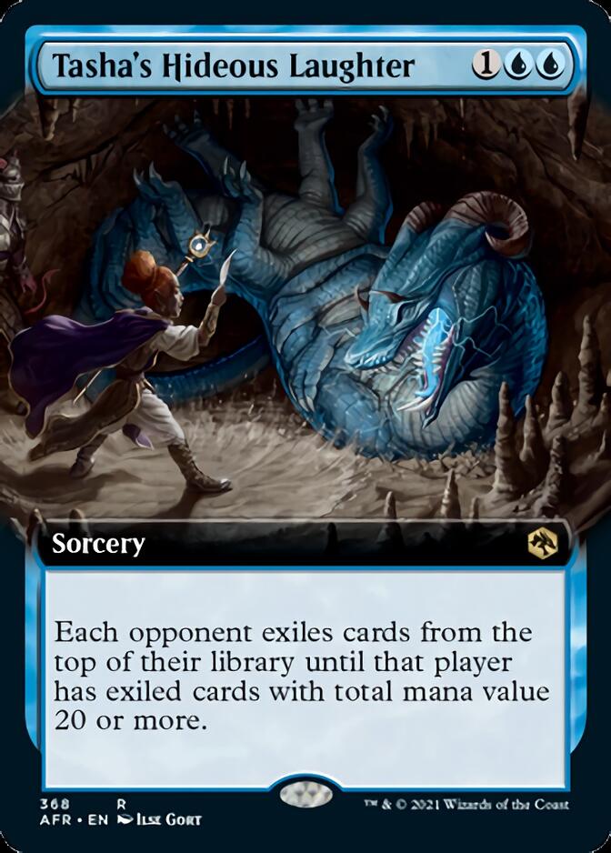 Magic | Tasha's Hideous Laughter (Extended Art) [Dungeons & Dragons: Adventures in the Forgotten Realms] | The Nerd Merchant