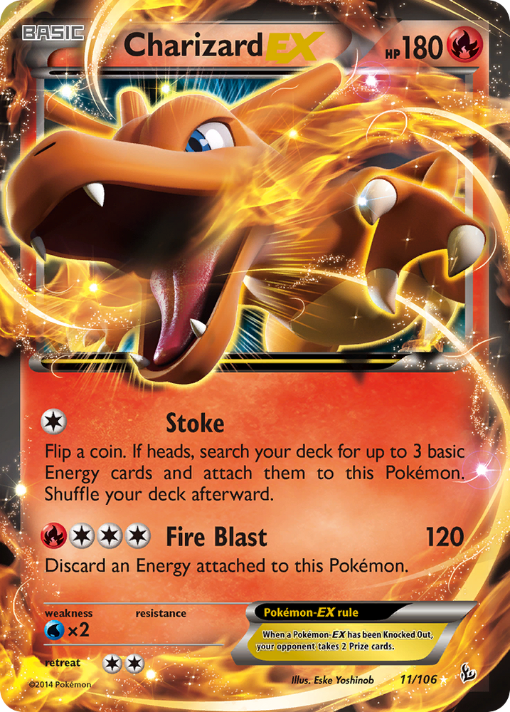 Pokemon | Charizard EX (11/106) [XY: Flashfire] | The Nerd Merchant