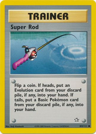 Pokemon | Super Rod (103/111) [Neo Genesis Unlimited] | The Nerd Merchant