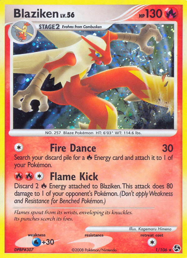 Pokemon | Blaziken (1/106) [Diamond & Pearl: Great Encounters] | The Nerd Merchant
