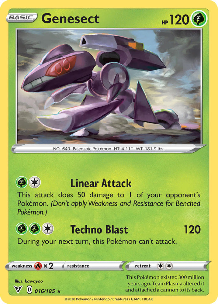 Pokemon | Genesect (016/185) [Sword & Shield: Vivid Voltage] | The Nerd Merchant