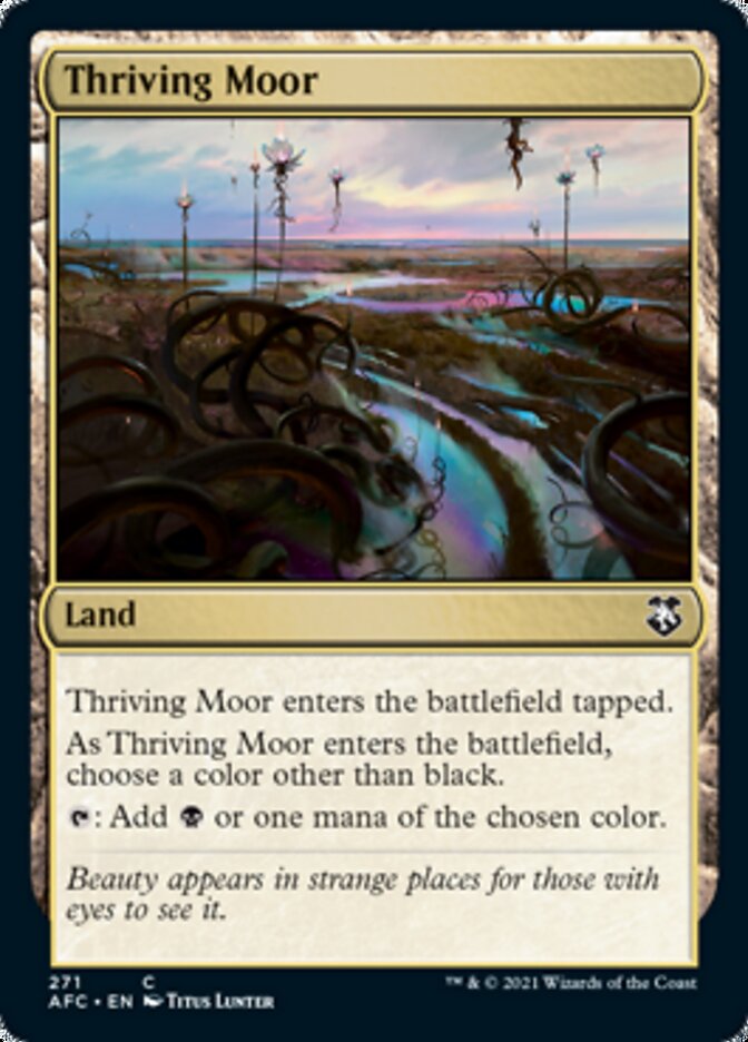 Magic | Thriving Moor [Dungeons & Dragons: Adventures in the Forgotten Realms Commander] | The Nerd Merchant