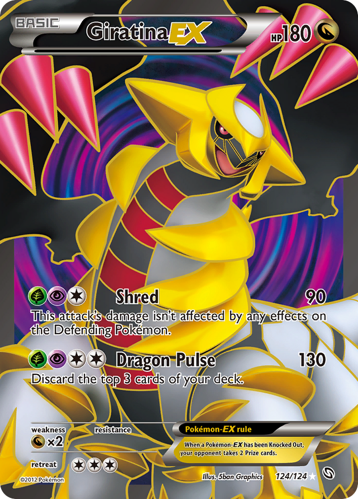 Pokemon | Giratina EX (124/124) [Black & White: Dragons Exalted] | The Nerd Merchant