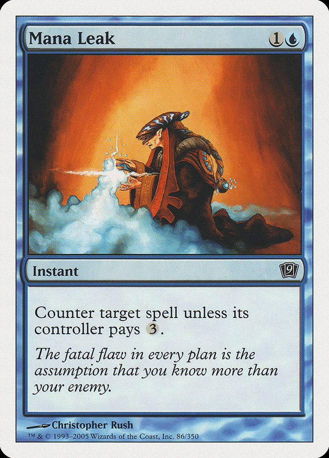 Magic | Mana Leak [Ninth Edition] | The Nerd Merchant