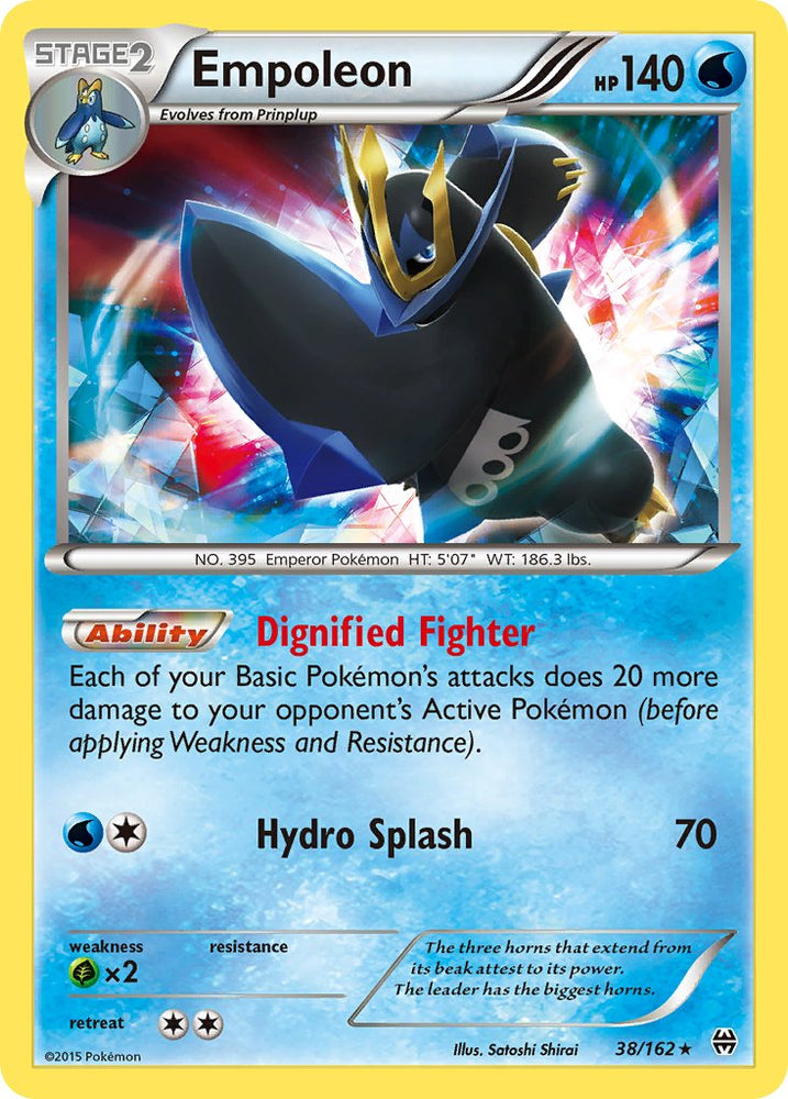 Pokemon | Empoleon (38/162) (Battle Arena Deck Exclusive) (Theme Deck Exclusive) [XY: BREAKthrough] | The Nerd Merchant