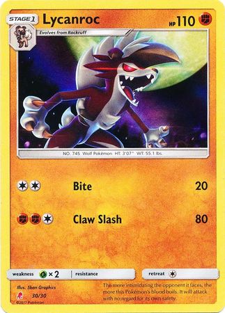 Pokemon | Lycanroc (30/30) [Sun & Moon: Trainer Kit - Lycanroc] | The Nerd Merchant