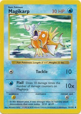 Pokemon | Magikarp (35/102) [Base Set Shadowless Unlimited] | The Nerd Merchant