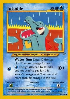 Pokemon | Totodile (85/105) [Neo Destiny Unlimited] | The Nerd Merchant