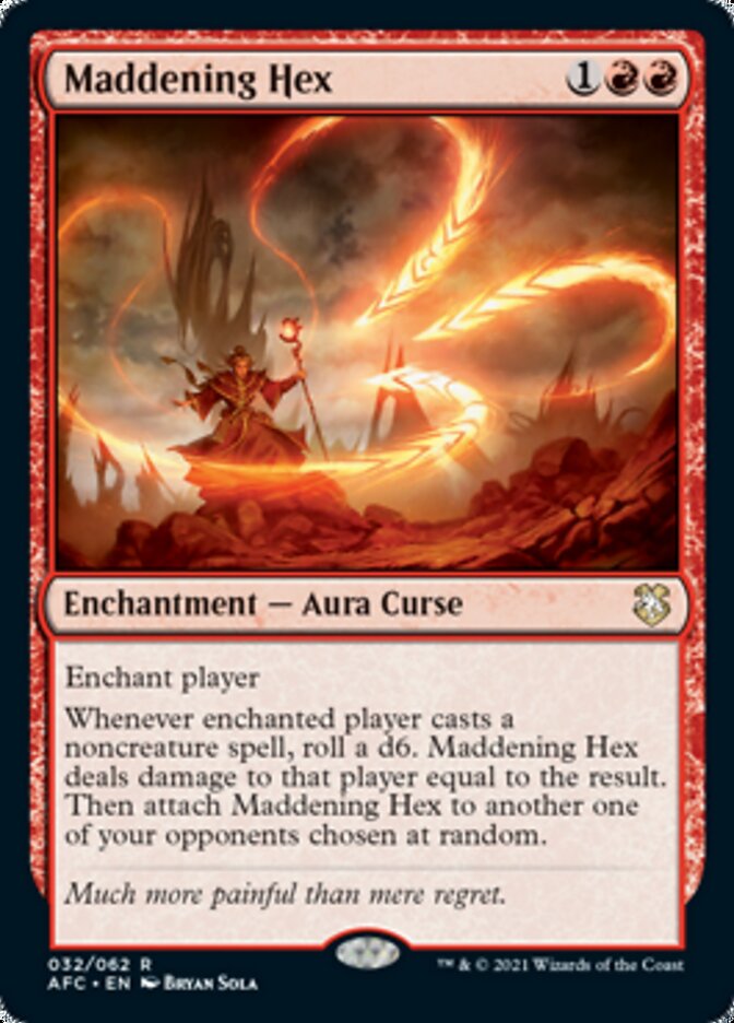 Magic | Maddening Hex [Dungeons & Dragons: Adventures in the Forgotten Realms Commander] | The Nerd Merchant