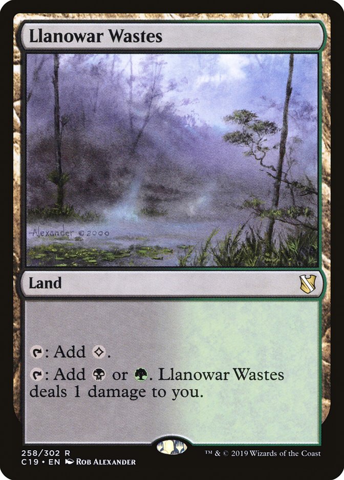 Magic | Llanowar Wastes [Commander 2019] | The Nerd Merchant