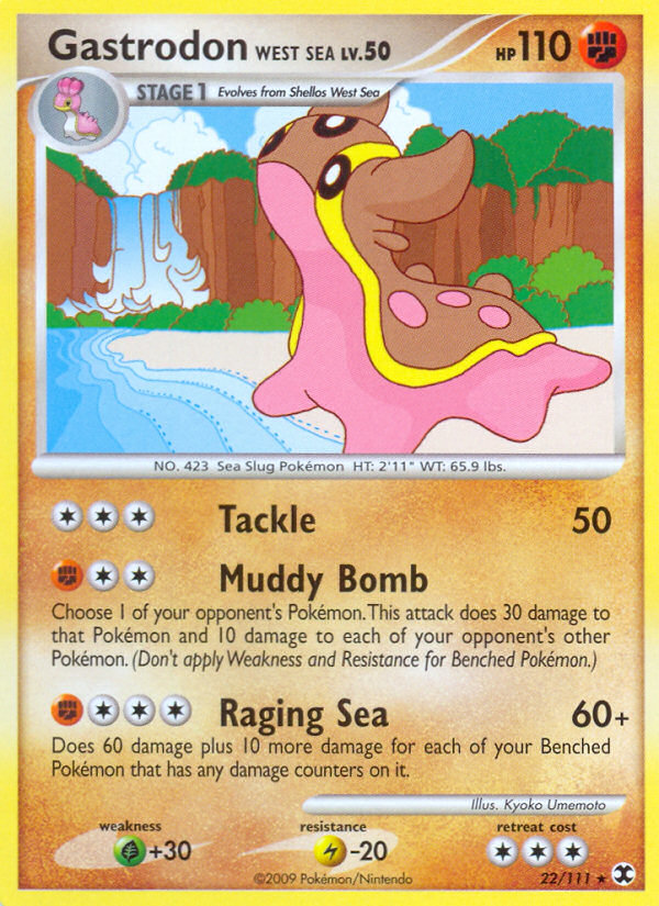 Pokemon | Gastrodon West Sea (22/111) [Platinum: Rising Rivals] | The Nerd Merchant