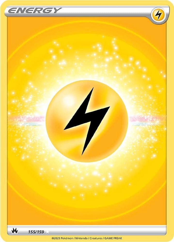 Pokemon | Lightning Energy (155/159) (Texture Full Art) [Sword & Shield: Crown Zenith] | The Nerd Merchant