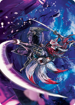 Magic | Blade-Blizzard Kitsune Art Card [Kamigawa: Neon Dynasty Art Series] | The Nerd Merchant
