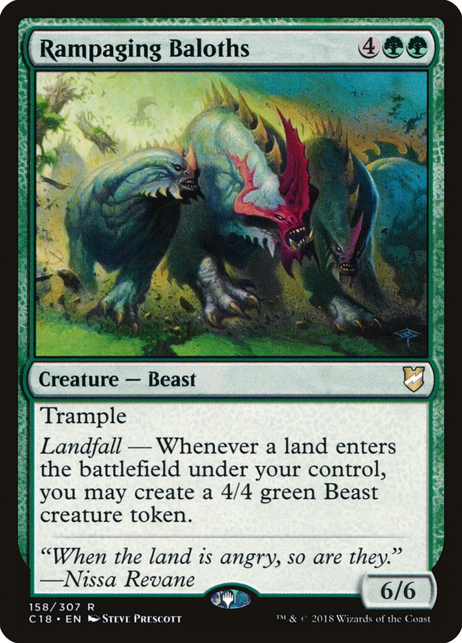 Magic | Rampaging Baloths [Commander 2018] | The Nerd Merchant