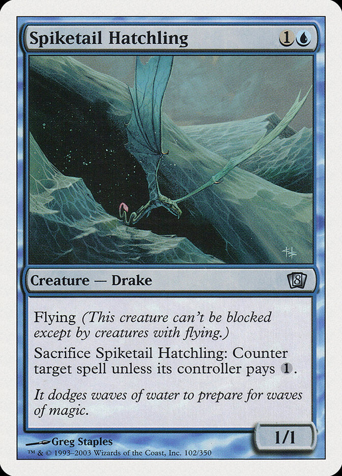 Magic | Spiketail Hatchling [Eighth Edition] | The Nerd Merchant