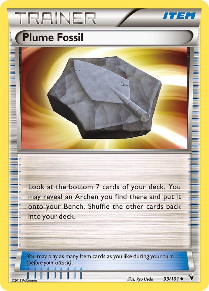 Pokemon | Plume Fossil (93/101) [Black & White: Noble Victories] | The Nerd Merchant
