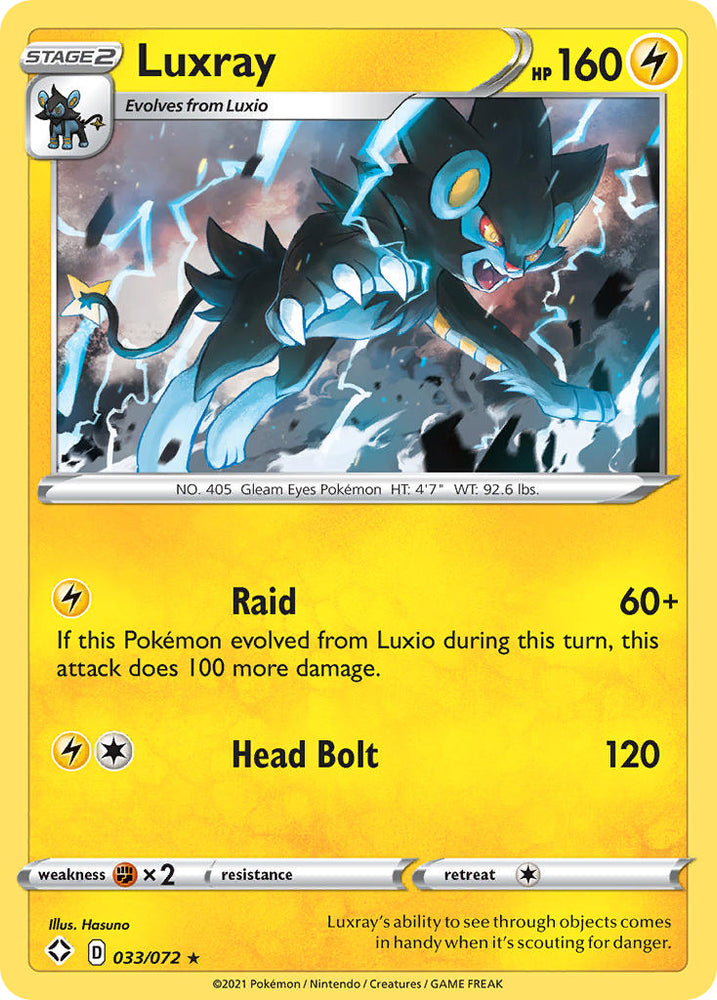 Pokemon | Luxray (033/072) [Sword & Shield: Shining Fates] | The Nerd Merchant