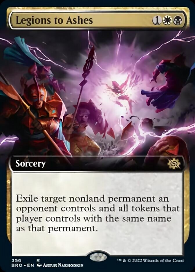 Magic | Legions to Ashes (Extended Art) [The Brothers' War] | The Nerd Merchant