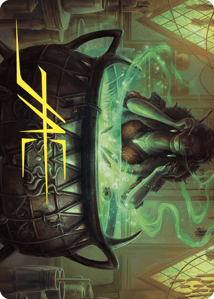 Magic | Agatha's Soul Cauldron Art Card (Gold-Stamped Signature) [Wilds of Eldraine Art Series] | The Nerd Merchant