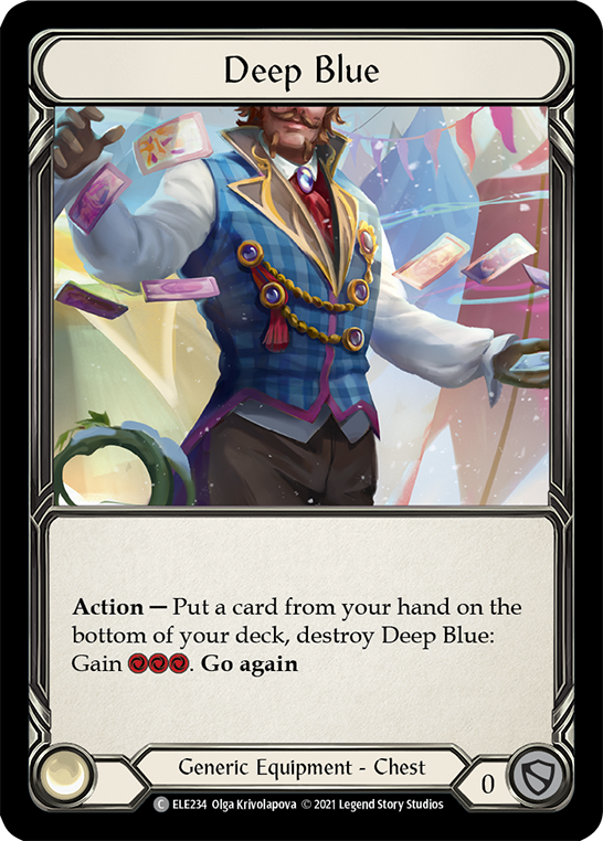 Flesh and Blood TCG | Deep Blue [ELE234] (Tales of Aria)  1st Edition Cold Foil | The Nerd Merchant