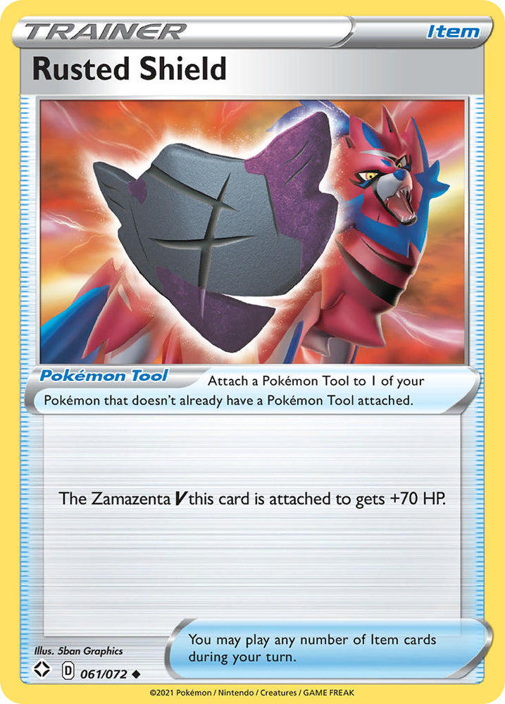 Pokemon | Rusted Shield (061/072) [Sword & Shield: Shining Fates] | The Nerd Merchant