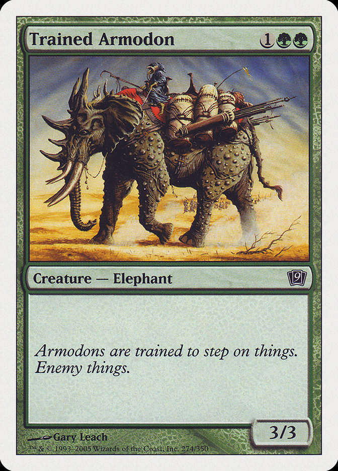 Magic | Trained Armodon [Ninth Edition] | The Nerd Merchant