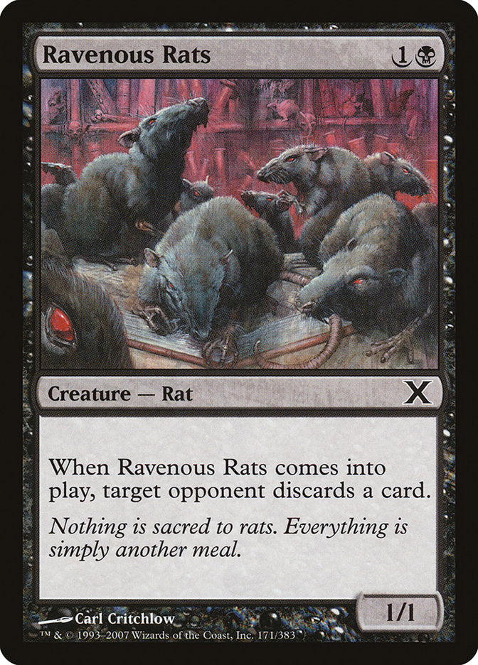 Magic | Ravenous Rats [Tenth Edition] | The Nerd Merchant